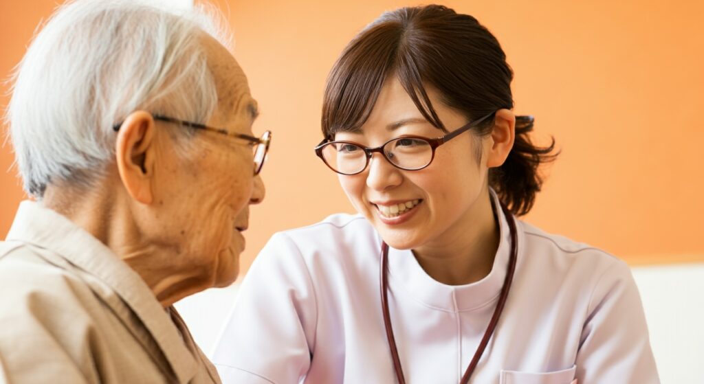 Relationship between nurses and elderly people: Seeing each other from the same perspective